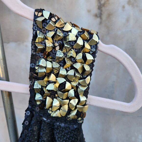 Matthew Williamson beaded sequined single shoulder cocktail dress - Picture 7 of 9